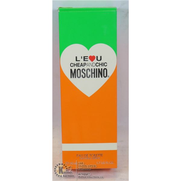 AUTHENTIC USED ESTIMATED 75% L'EU CHEAP AND CHIC EAU DE TOILETTE WOMAN, 50 ML, WOMANS SPRAY