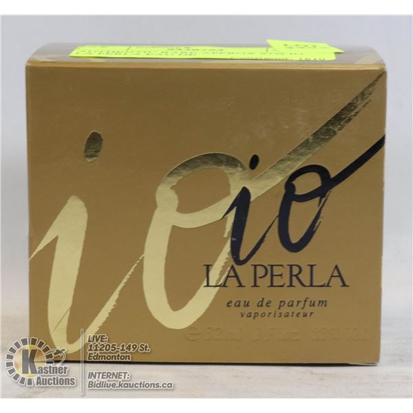 AUTHENTIC RARE APPROX 97% IO LA PERLA EAU DE TOILETTE,32ML, LADIES SPRAY