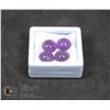 Image 1 : #279-AMETHYST GEMSTONES 26.4ct JEWELRY/ UNTREATED