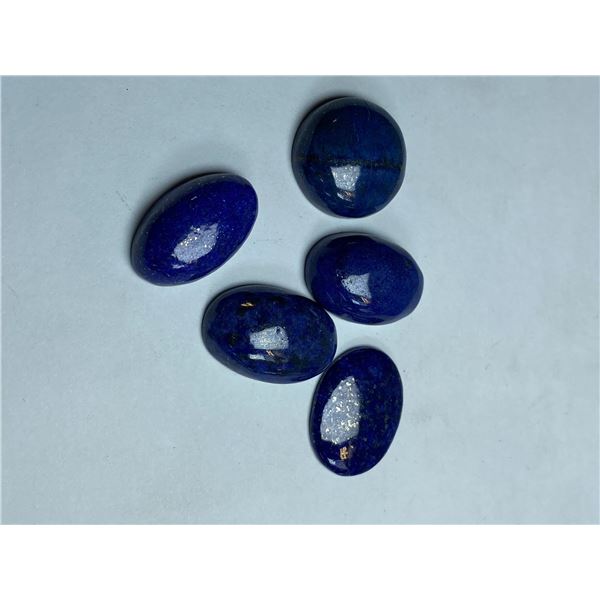 #67-NATURAL LAPIZ LAZULI 116.85ct JEWELRY/ SILVER PLATED/ HEALING MINERAL