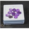 Image 1 : #159-PURPLE AMETHYST GEMSTONES 19.0ct JEWELRY/ UNTREATED