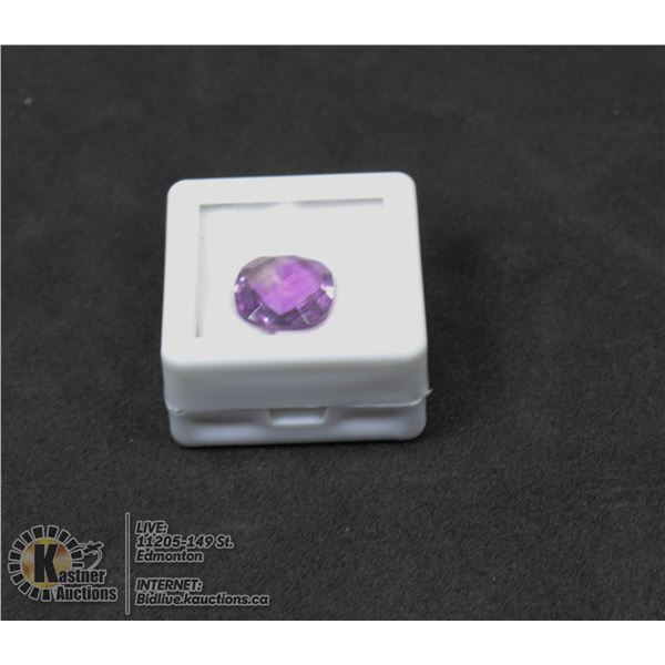 #155-PURPLE AMETHYST GEMSTONE 4.80ct JEWELRY/ UNTREATED