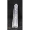 Image 1 : #256-NATURAL SELENITE ROUGH STICK WAND MINERALS JEWELRY/ 24.2cm x 3cm/ HEALING MINERAL 195g