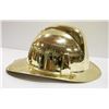 Image 1 : GOLD PLASTIC FIREMANS HELMET