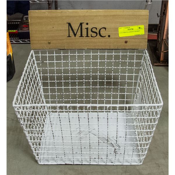 WIRE MISCELLANEOUS BASKET
