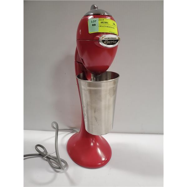 HAMILTON BEACH MILKSHAKE MAKER