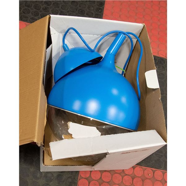 UNIQUE BLUE ART DECO STYLE IKEA HANGING CEILING