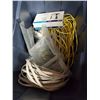 Image 1 : BLUE BIN:  ELECTRICAL WIRE/SREWS/OUTLETS/MISC