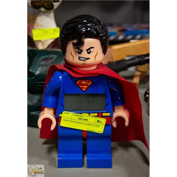 LEGO SUPER MAN ALARM CLOCK