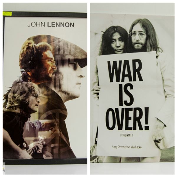 JOHN LENNON 2 ARTWORKS OF JOHN LENNON -