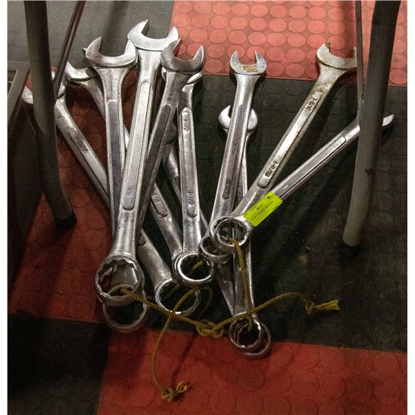 LOT OF OVERSIZED WRENCHES