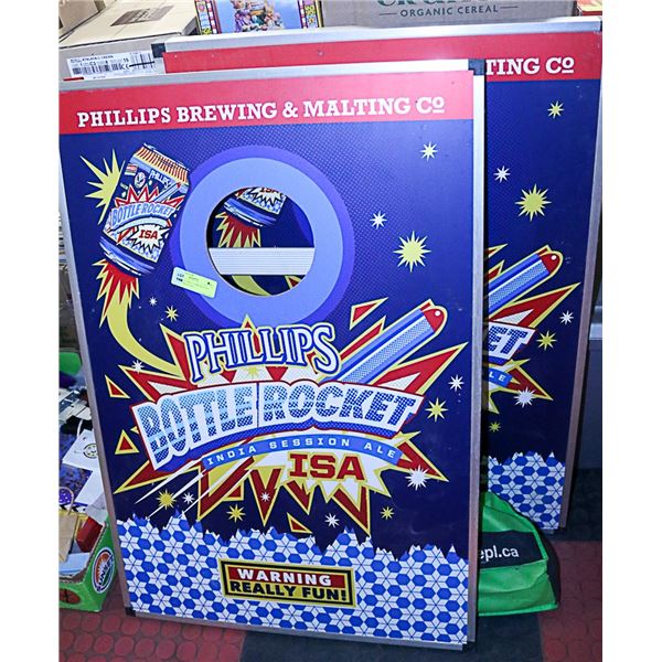 YARD BEAN BAG GAME BOTTLE ROCKET INDIA ALE