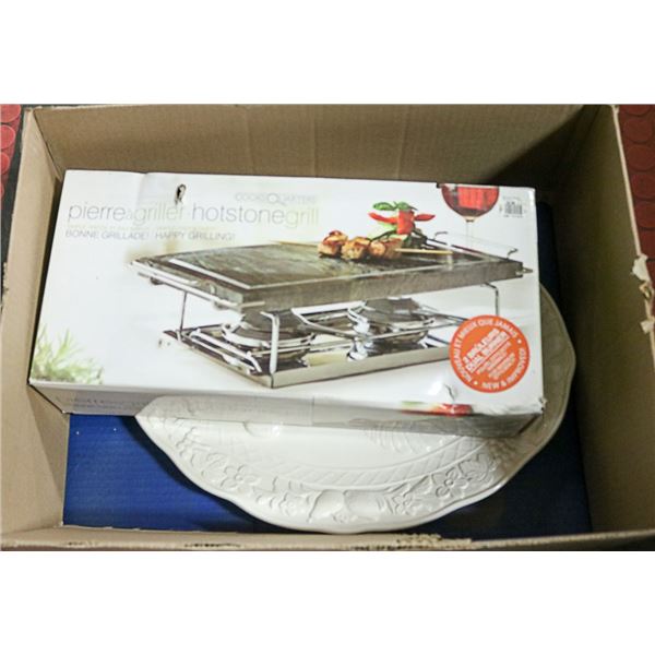 TURKEY PLATTER AND HOT STONE GRILL