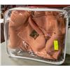 Image 1 : VINTAGE TRAPPER POINT 4 BAR PINK WOOL BLANKET