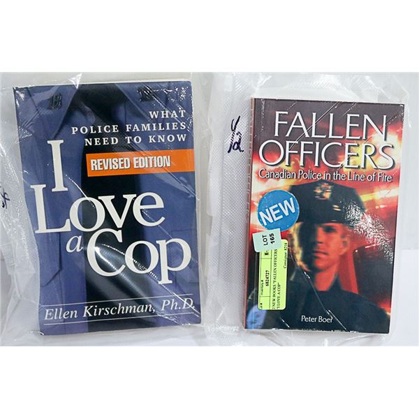 2 NEW BOOKS "FALLEN OFFICERS" & "I LOVE A COP"