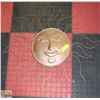 Image 1 : LARGE COPPER BRASS SUN YARD ART