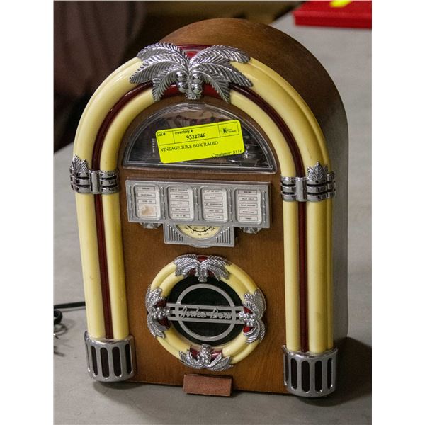 VINTAGE JUKE BOX RADIO