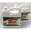 Image 1 : LOT OF 2 SPRAY NINE JUGS