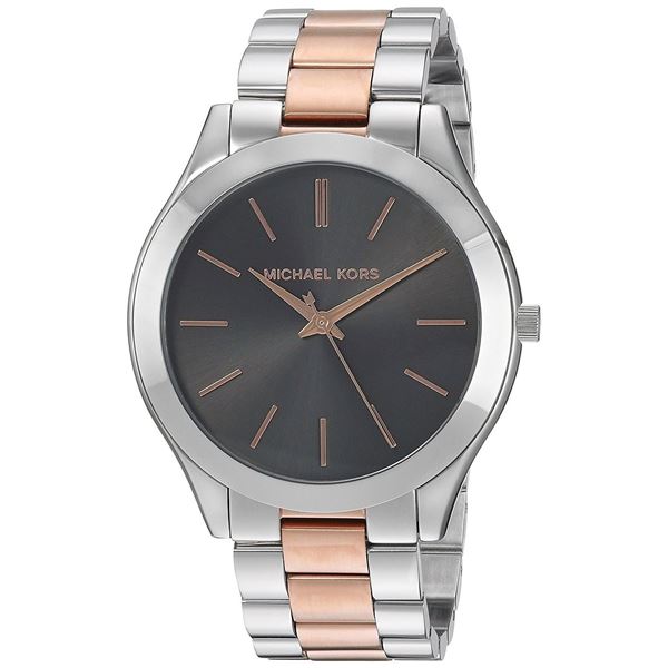 NEW MICHAEL KORS GRAY DIAL 2-TONE 42MM MSRP $265