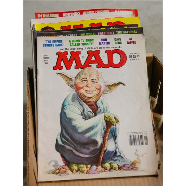 VINTAGE MAD MAGAZINES 7 ALL TOGETHER
