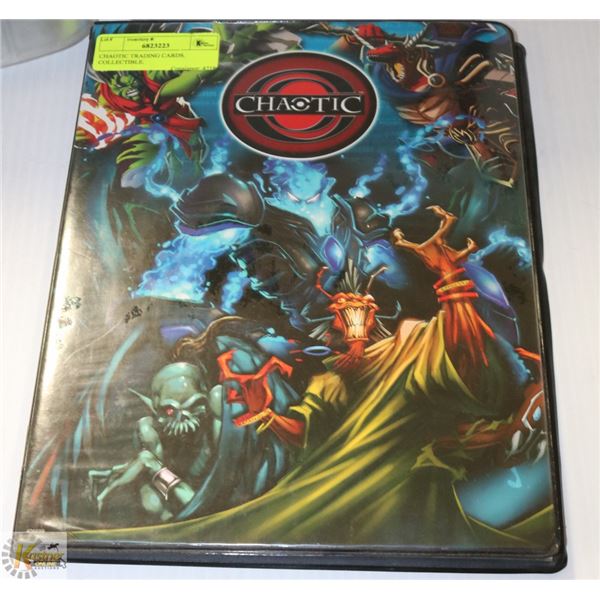 CHAOTIC TRADING CARDS. COLLECTIBLE.