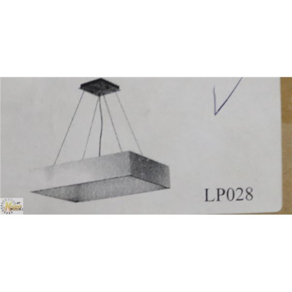 LOT OF 2 LP028 LIGHTS-RETANGULAR ALUMINUM