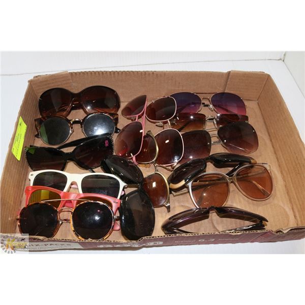 FLAT OF 16 SUNGLASSES
