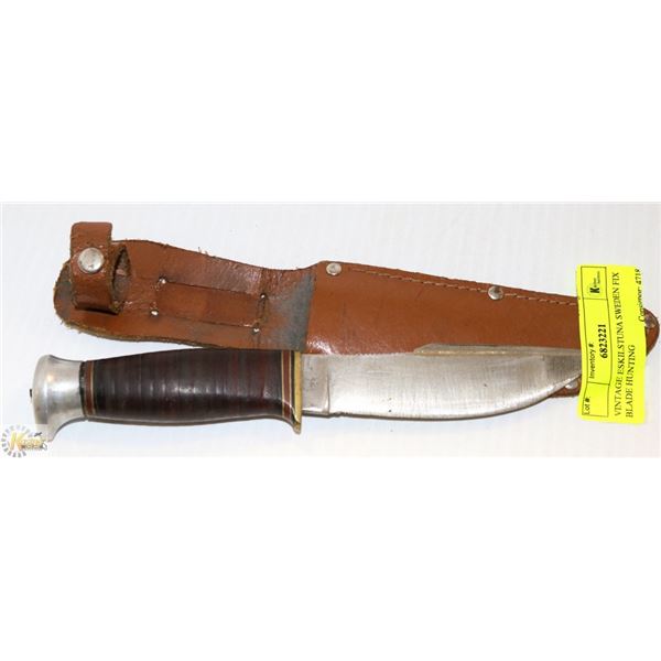 VINTAGE ESKILSTUNA SWEDEN FIX BLADE HUNTING