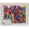 Image 1 : "BETWEEN TWO WORLDS" BY NORVAL MORRISSEAU W/COA