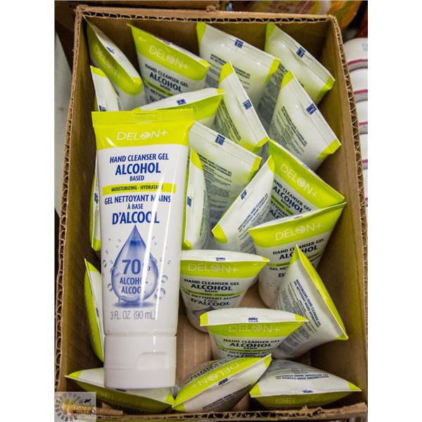 DELON+ HAND SANITIZER CASE LOT OF 24