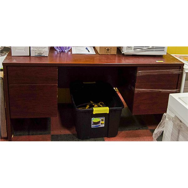WOOD TONE OFFICE DESK