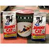Image 1 : I AMS DECORATED TIN 2 BAGS CAT LITTER