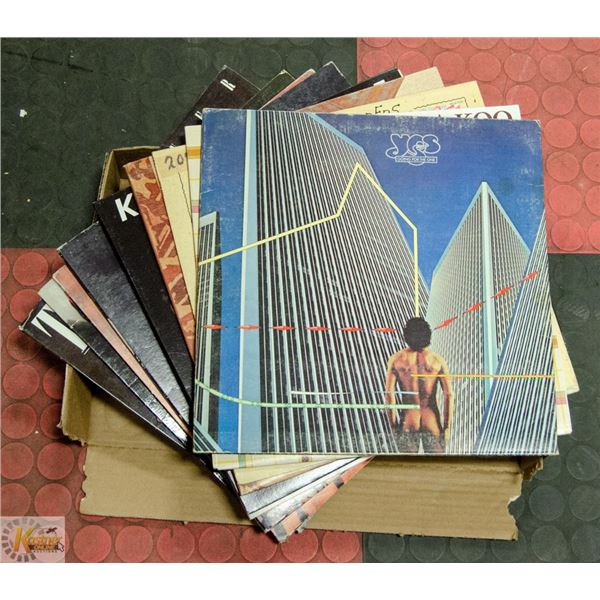 10 CLASSIC ROCK RECORD ALBUMS  YES, THE WHO, PAUL