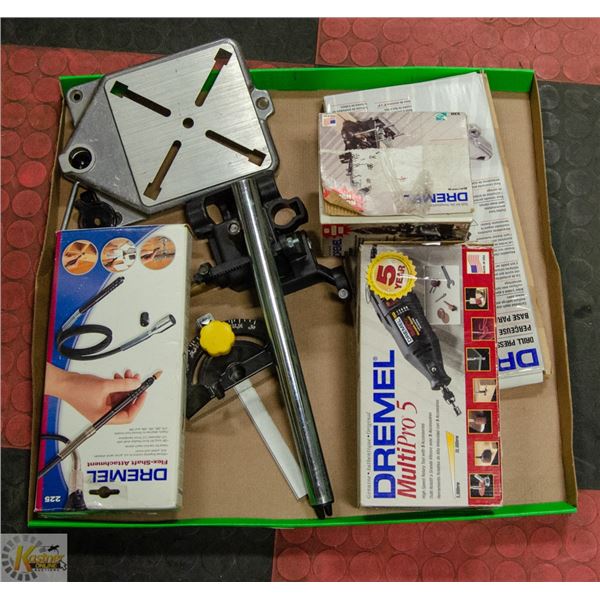 FROM ESTATE,VARIOUS DREMEL PIECES,SOME INCOMPLETE