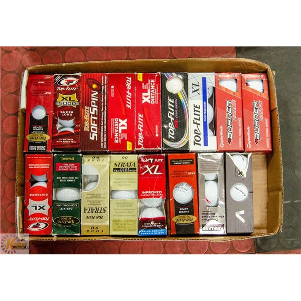 FLAT ASST RECLAIMED GOLF BALLS