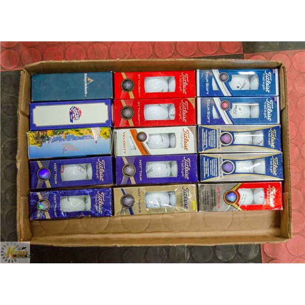 FLAT ASST TITLEIST RECLAIMED GOLF BALLS