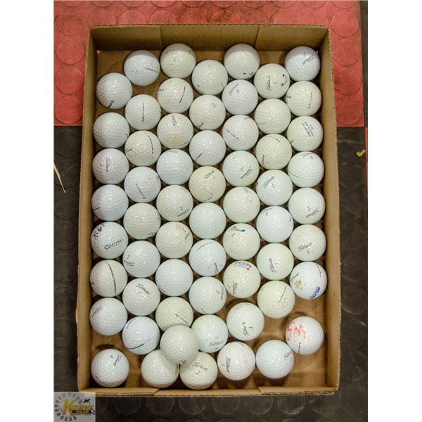 FLAT ASST TITLIEST RECLAIMED GOLF BALLS