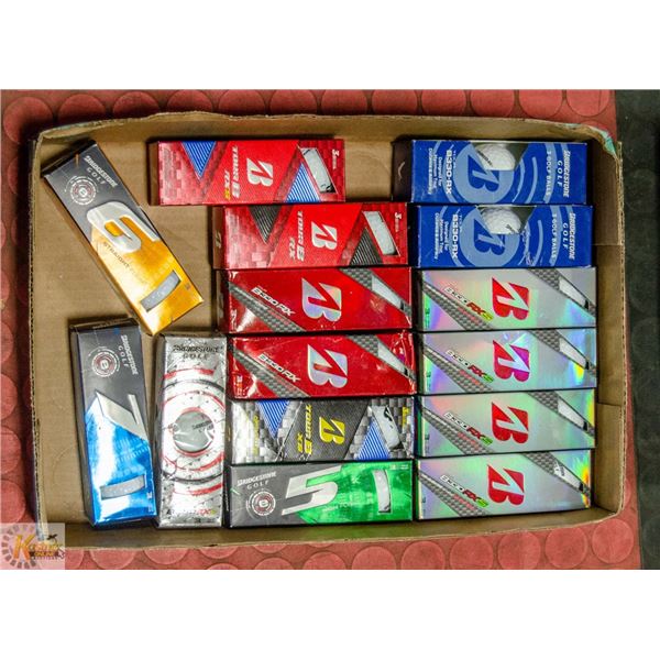 FLAT ASST BRIDGESTONE RECLAIMED GOLF BALLS