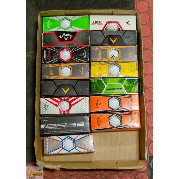 FLAT ASST CALLAWAY RECLAIMED GOLF BALLS