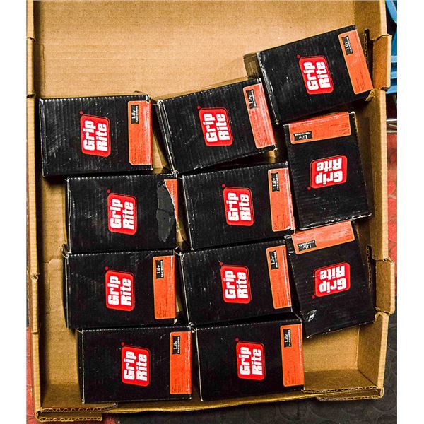 11 BOXES 3/8 X 1 INCH CAP SCREWS 100 PER BOX