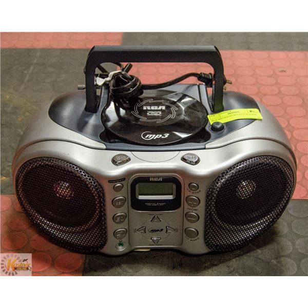 RCA MP3 RADIO WITH CD PLAYER