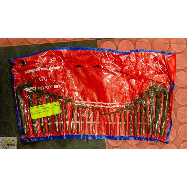 25 PIECE HEX KEY SET