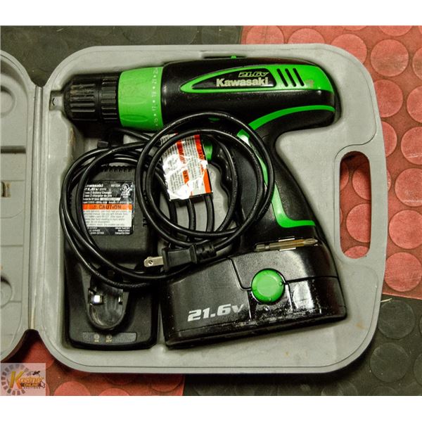 21.6 VOLT KAWASAKI DRILL
