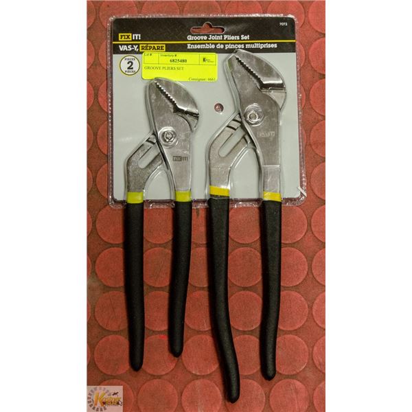 GROOVE PLIERS SET