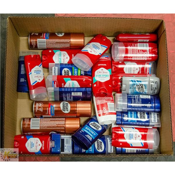 FLAT LOT OF MENS DEODORANT