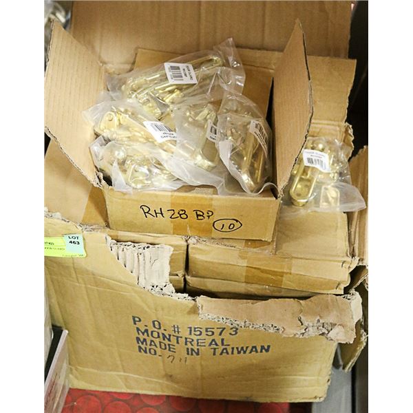 BOX LOT OF DOOR GUARD HARDWARE