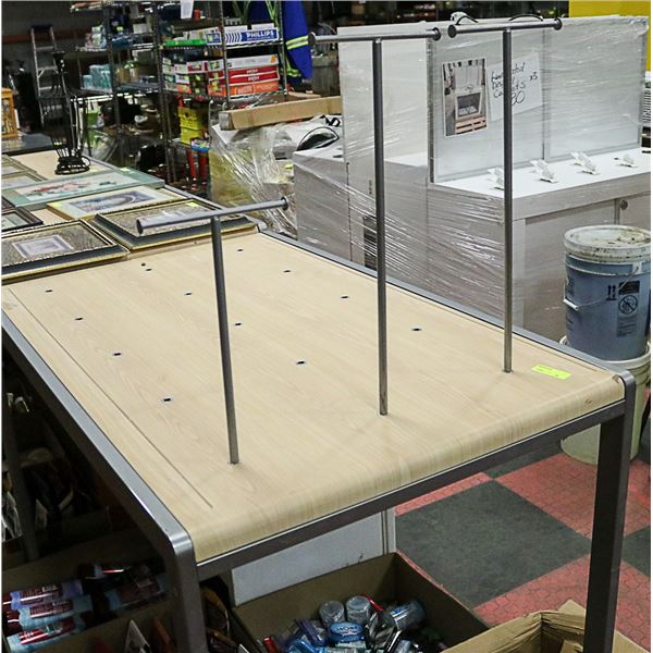 LOT OF 4 BAR HEIGHT DISPLAY TABLES