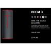 Image 2 : ULTIMATE EARS BOOM 3 BLUETOOTH SPEAKER MSRP $199
