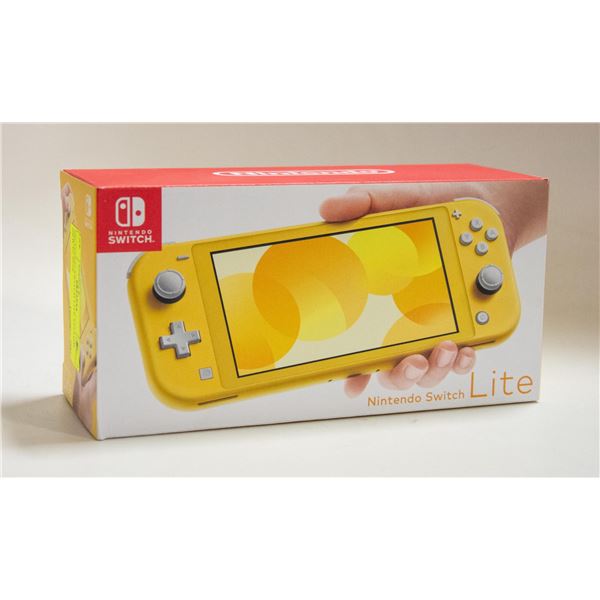 NINTENDO SWITCH LITE YELLOW NEW IN BOX