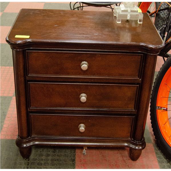 LARGE 3 DRAWER NIGHT STAND 30" TALL